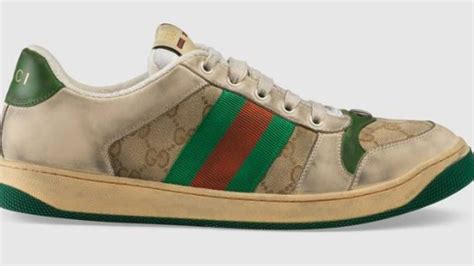 Gucci sneakers that look dirty